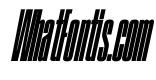 SwisspostersVAR UltraCondensedBlackItalic Instance