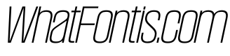 SwisspostersVAR ThinTallItalic Instance