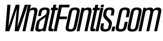 SwisspostersVAR SemiCondensedTallItalic Instance