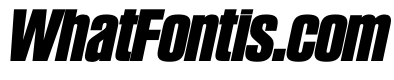 SwisspostersVAR SemiCondensedBlackTallItalic Instance