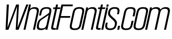 SwisspostersVAR ExtraLightTallItalic Instance
