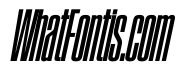 SwisspostersVAR ExtraCondensedSemiBoldTallItalic Instance