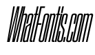 SwisspostersVAR ExtraCondensedLightItalic Instance