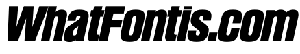 SwisspostersVAR ExtraBoldTallItalic Instance