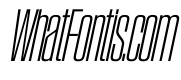 SwisspostersVAR CondensedExtraLightTallItalic Instance