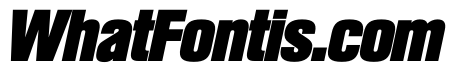 SwisspostersVAR BlackItalic Instance