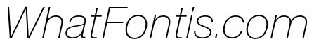 SwissNow ThinItalic 73404caa