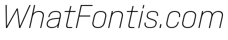 SwissDin ThinItalic 04481deb