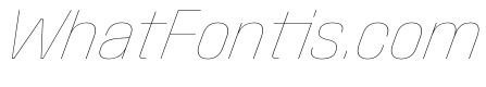 StardustVAR CondensedHairlineItalic Instance