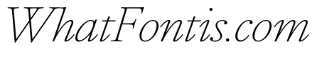 RomainduRoiItalicVAR ThinItalic Instance
