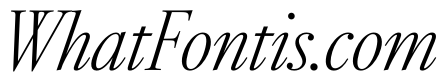 RomainduRoiItalicVAR ExtraCondensedExtraLightHighItalic Instance