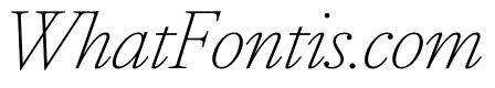 RomainduRoiItalicVAR CondensedThinItalic Instance