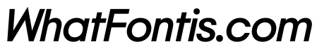 NeoGeoVAR MediumItalic Instance