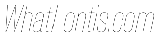 CrystalVAR ExtraCondensedHairlineItalic Instance