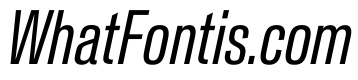 CrystalVAR ExtraCondensedBookItalic Instance