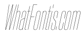 BaikalVAR UltraCondensedHairlineItalic Instance 4a17d0c8