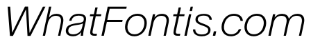 BaikalVAR ExtraLightItalic Instance 9ec9b65a
