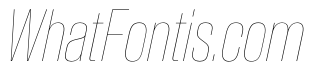 BaikalVAR ExtraCondensedHairlineItalic Instance 10753caf