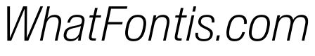 BaikalVAR CondensedExtraLightItalic Instance 342133bf