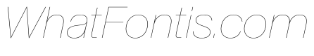Baikal HairlineItalic Edb75884