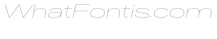 AntarcticaVAR UltraExpandedHairlineItalic Instance