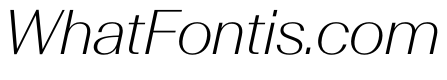 AntarcticaVAR ExtraLightItalicContrast Instance