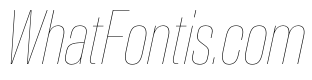 AntarcticaVAR ExtraCondensedHairlineItalic Instance