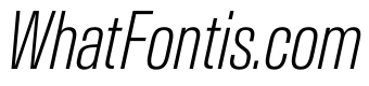 AntarcticaVAR ExtraCondensedExtraLightItalic Instance