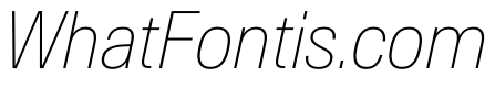 AntarcticaVAR CondensedThinItalic Instance