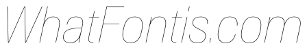 AntarcticaVAR CondensedHairlineItalicContrast Instance