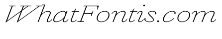 AmazoniaItalicVAR UltraExpandedThinItalic Instance