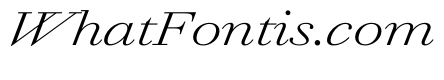 AmazoniaItalicVAR UltraExpandedLightItalic Instance