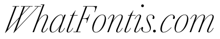 AmazoniaItalicVAR ExtraCondensedThinContrastItalic Instance