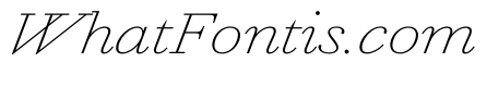 AmazoniaItalicVAR ExpandedThinItalic Instance