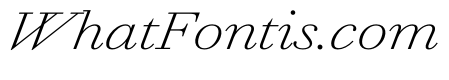 AmazoniaItalicVAR ExpandedExtraLightItalic Instance