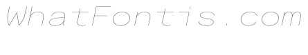 AlpagaVAR ExpandedHairlineItalic Instance