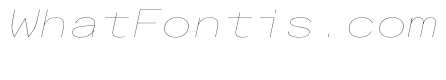AlpagaVAR ExpandedHairlineItalic Instance 2c0720a8