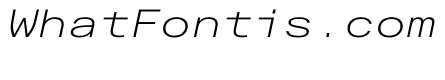 AlpagaVAR ExpandedExtraLightItalic Instance