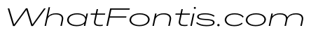 AlaskaVAR UltraExpandedExtraLightItalic Instance