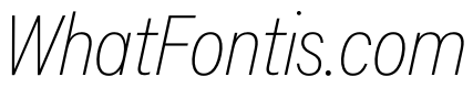 AlaskaVAR ExtraCondensedThinItalic Instance