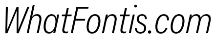 AlaskaVAR ExtraCondensedExtraLightItalic Instance