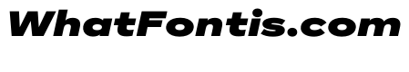 AlaskaVAR ExpandedBlackItalic Instance