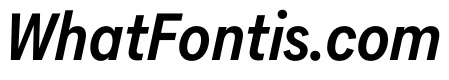AlaskaVAR CondensedMediumItalic Instance