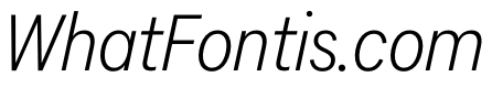 AlaskaVAR CondensedExtraLightItalic Instance