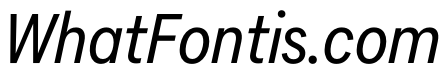 AlaskaVAR CondensedBookItalic Instance