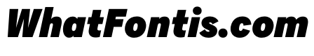 AlaskaVAR CondensedBlackItalic Instance