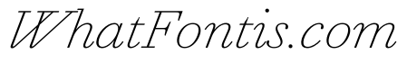 AgathaItalicVAR ThinItalic Instance 52ef9c73