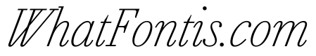 AgathaItalicVAR ExtraCondensedThinItalic Instance 83b8d5cc