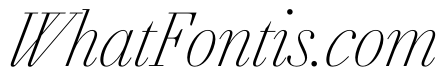 AgathaItalicVAR ExtraCondensedThinContrastItalic Instance