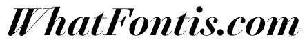 AgathaItalicVAR CondensedExtraBoldContrastItalic Instance 8f59418f